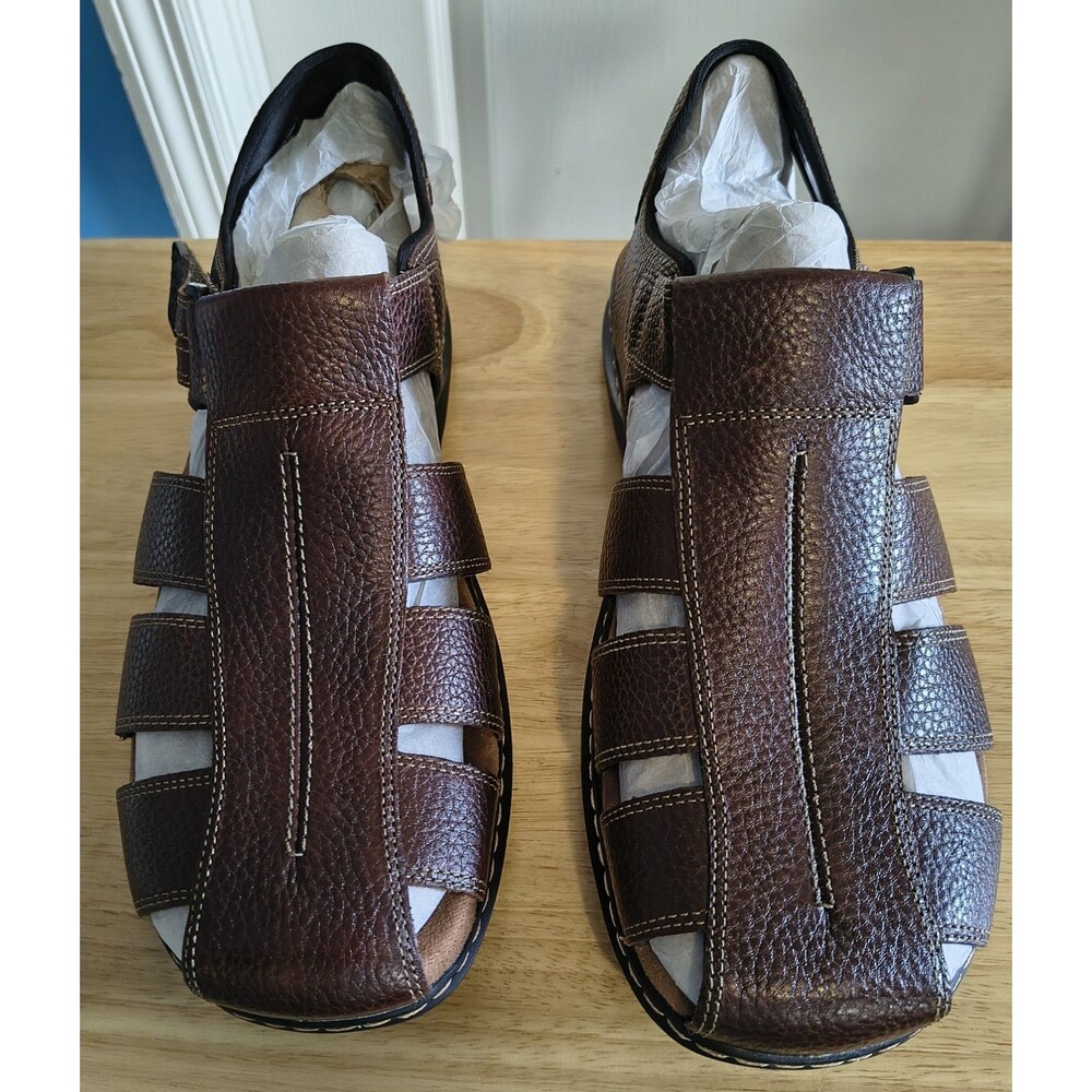 Dr. Scholls Gaston Sandals Men’s Size 12 M Briar Brown Memory Foam Cool Fit. NEW